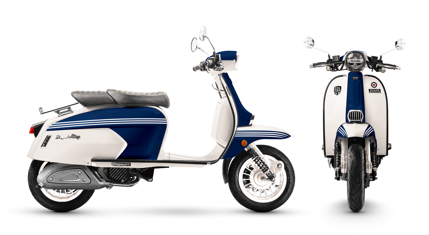 Royal Alloy GP 125 LC SE - Brighton Blue / Ivory