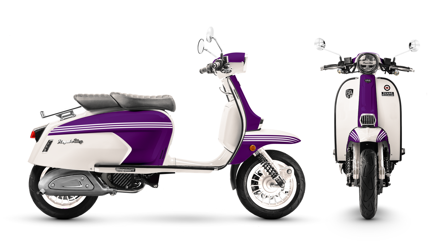 Royal Alloy GP 125 LC SE - Purple Passion / Ivory