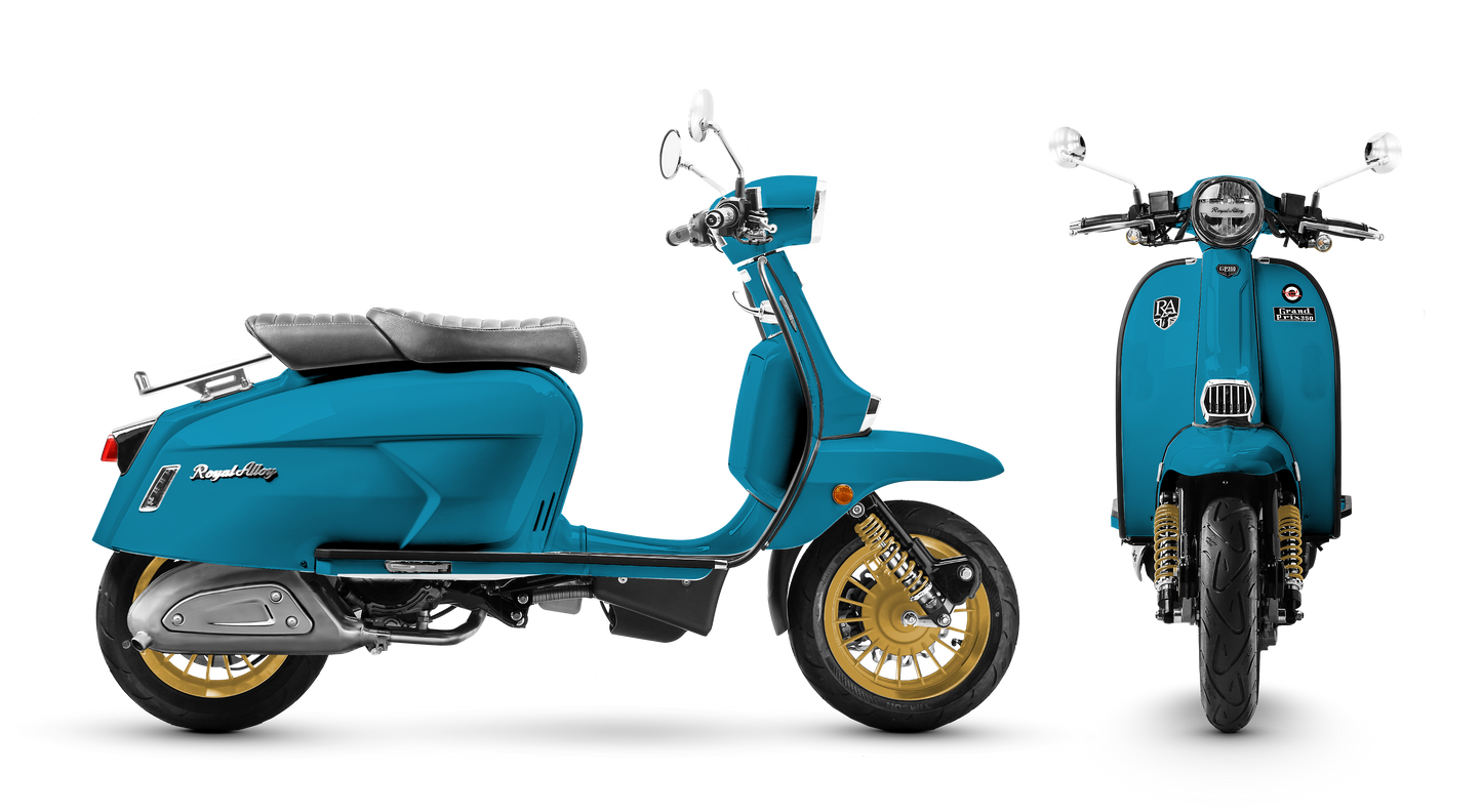 Royal Alloy GP 350 LC SE - Caribbean / Gold