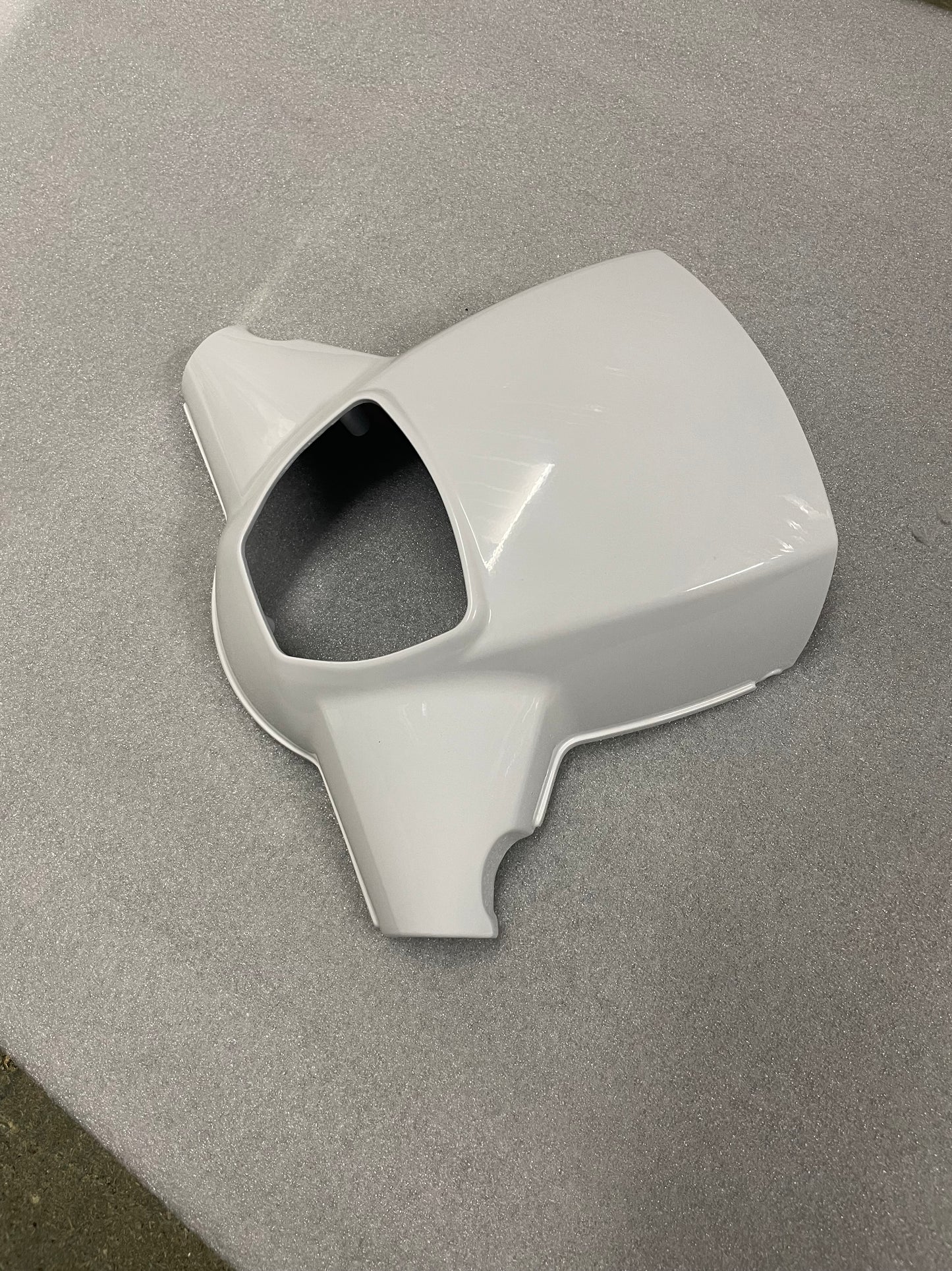 Royal Alloy Late GT \ GP Speedo Cover / Headset Top - White