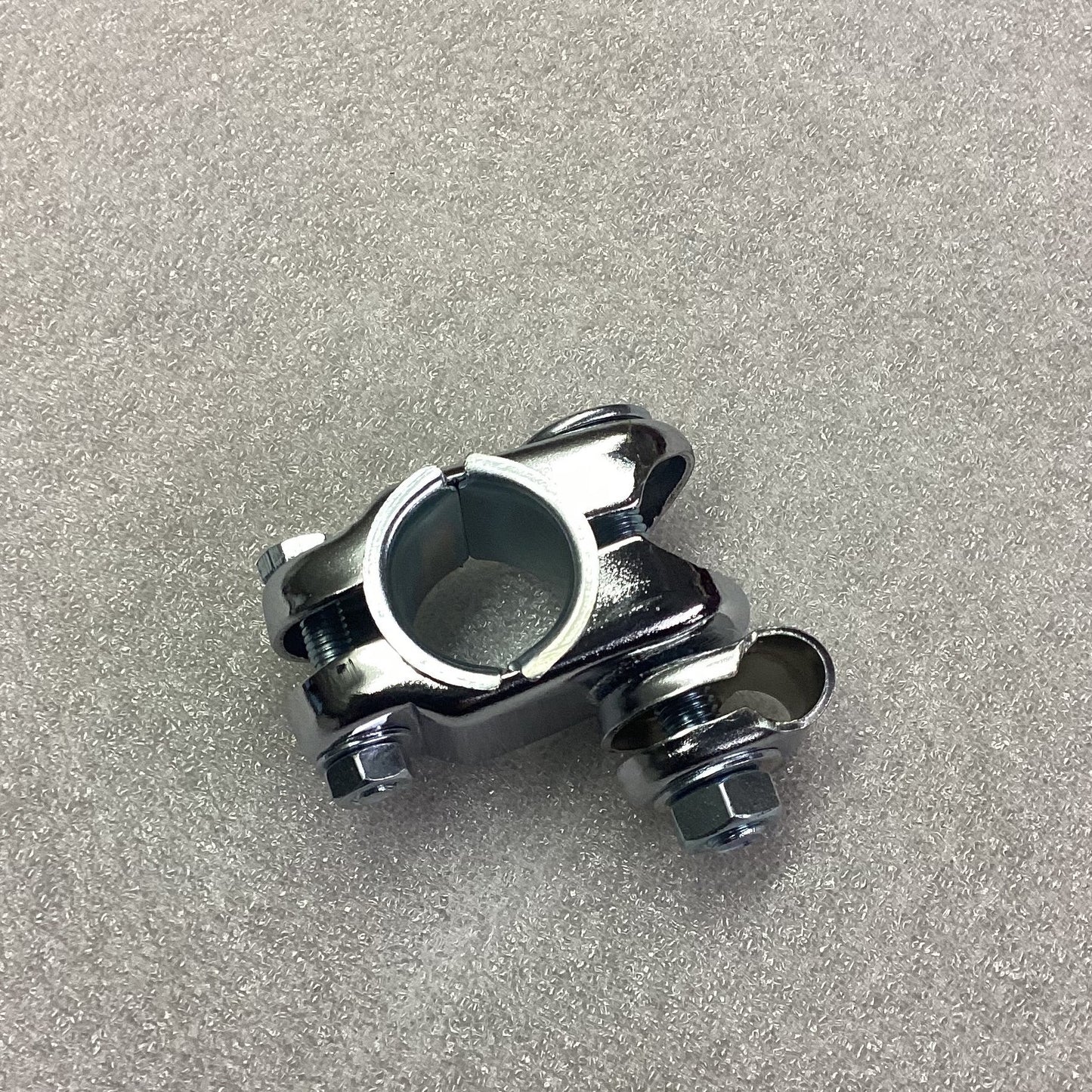 Crashbar clamp 7/8' chrome for mirror stem fitting
