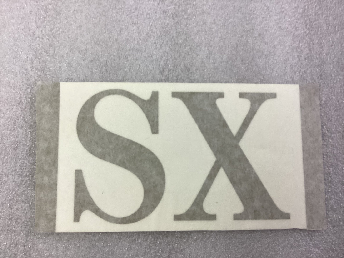 STICKER GOLD SX 104mm x 60mm