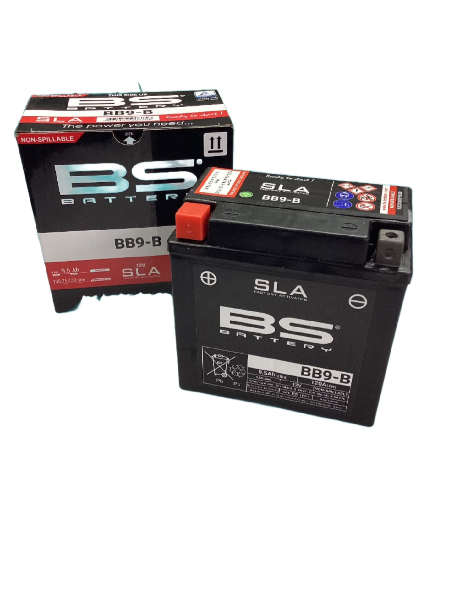 BS Battery BB9-B YB9-B - To Fit Royal Alloy