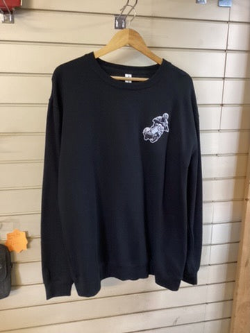 Cornwall Scooter Centre Sweat Top Black Large