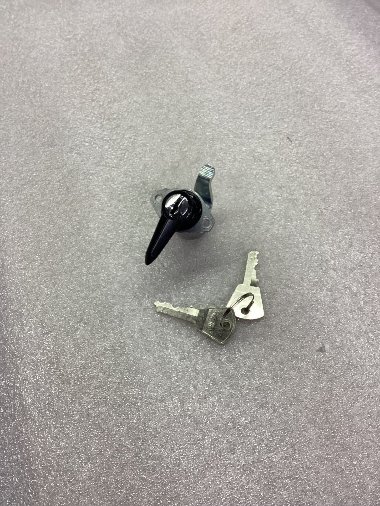 Lambretta GP Toolbox Lock and Keys In Black
