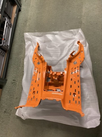 New Style Lambretta V125 / V200 Middle Cover In Orange
