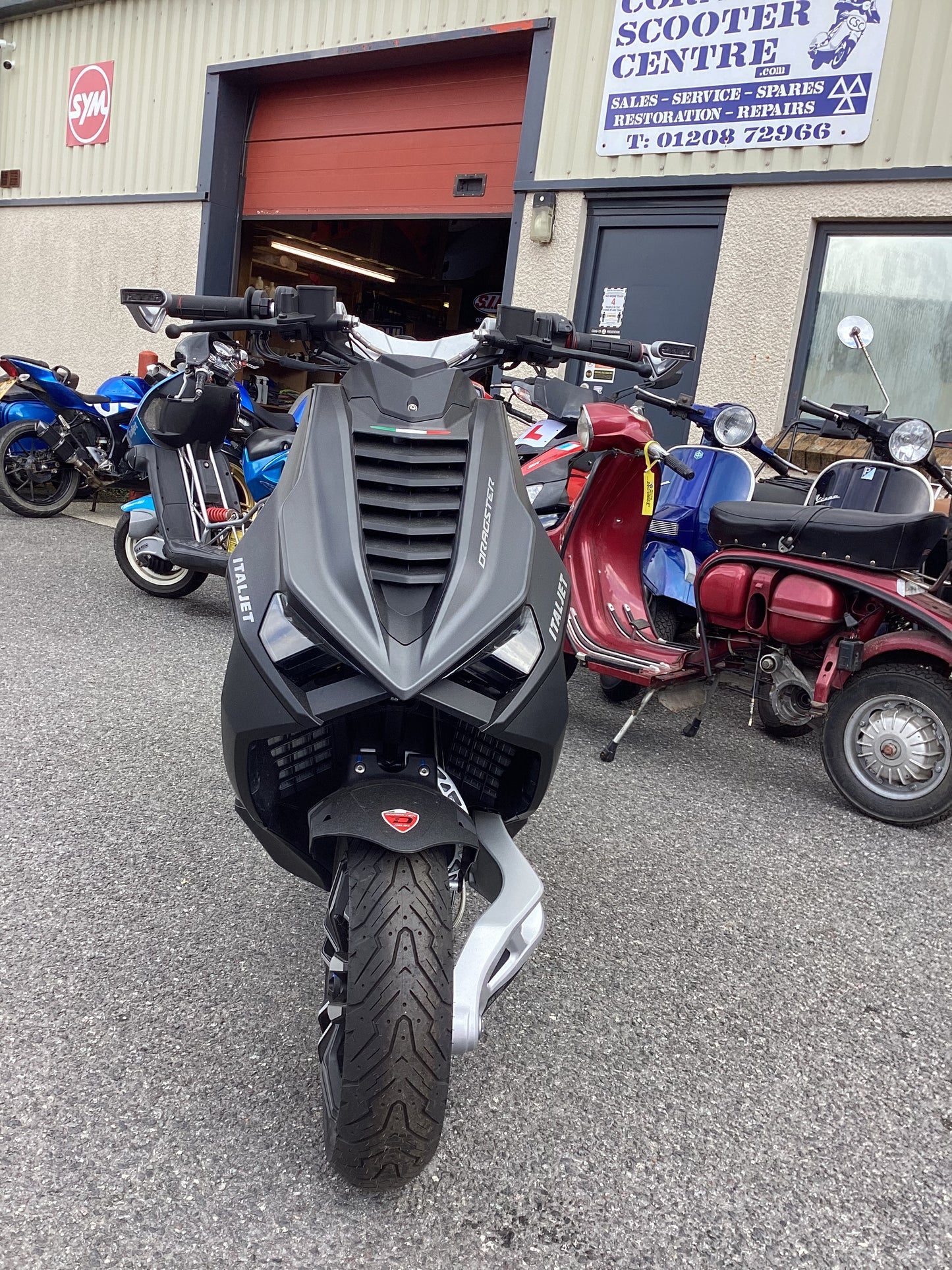 New Italjet Dragster 125 BLACK / GREY / RED
