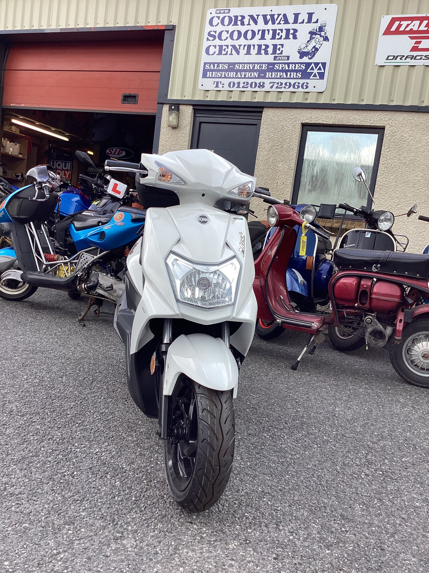 New SYM Mask 50 White