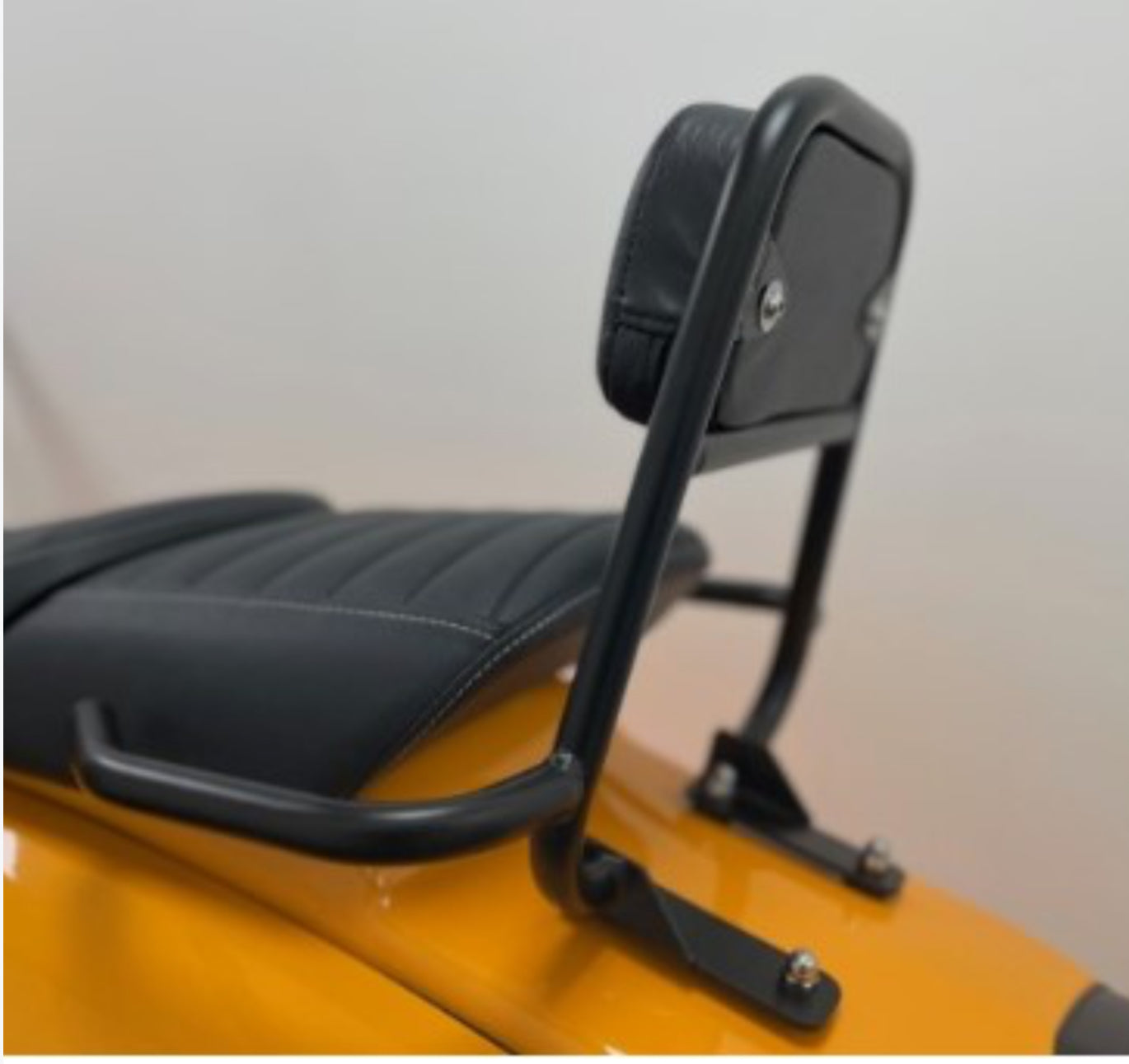 Royal Alloy Backrest With Grab Handle In Black GP / GT / SE