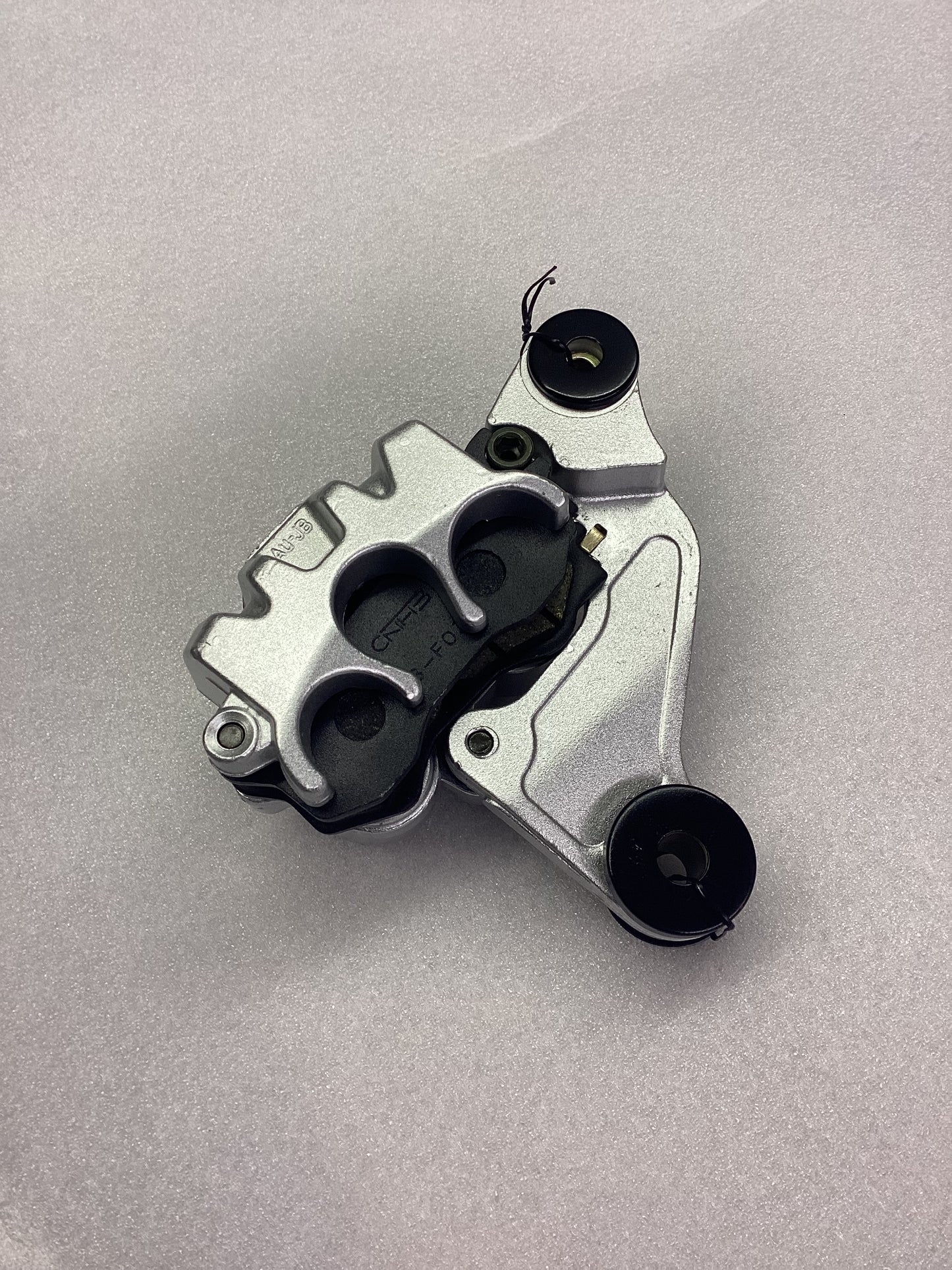 AJS Modena / Lexmoto Milano - Front Brake Caliper and Carrier in SILVER