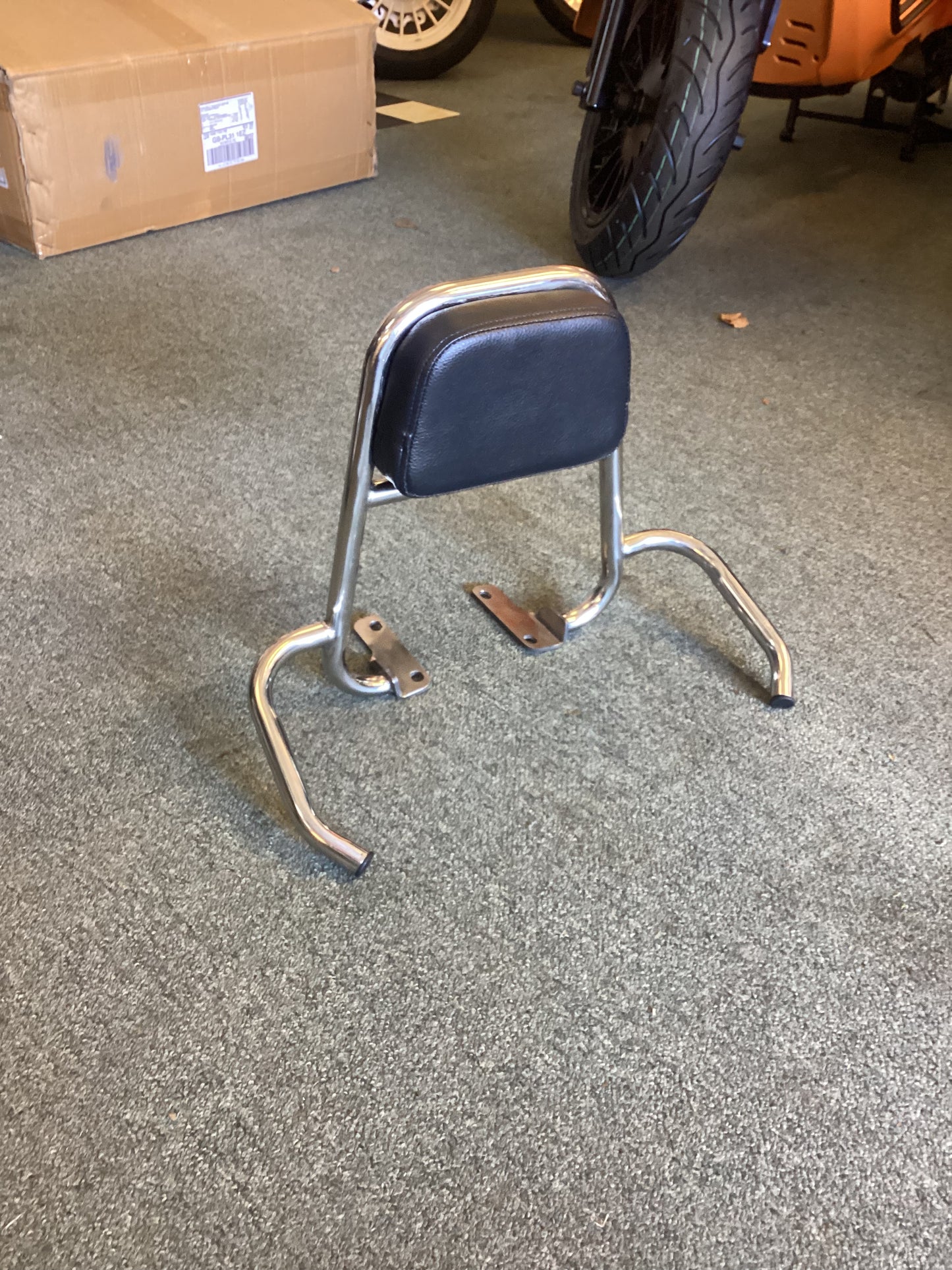 Royal Alloy Backrest Grab Rail in Stainless.