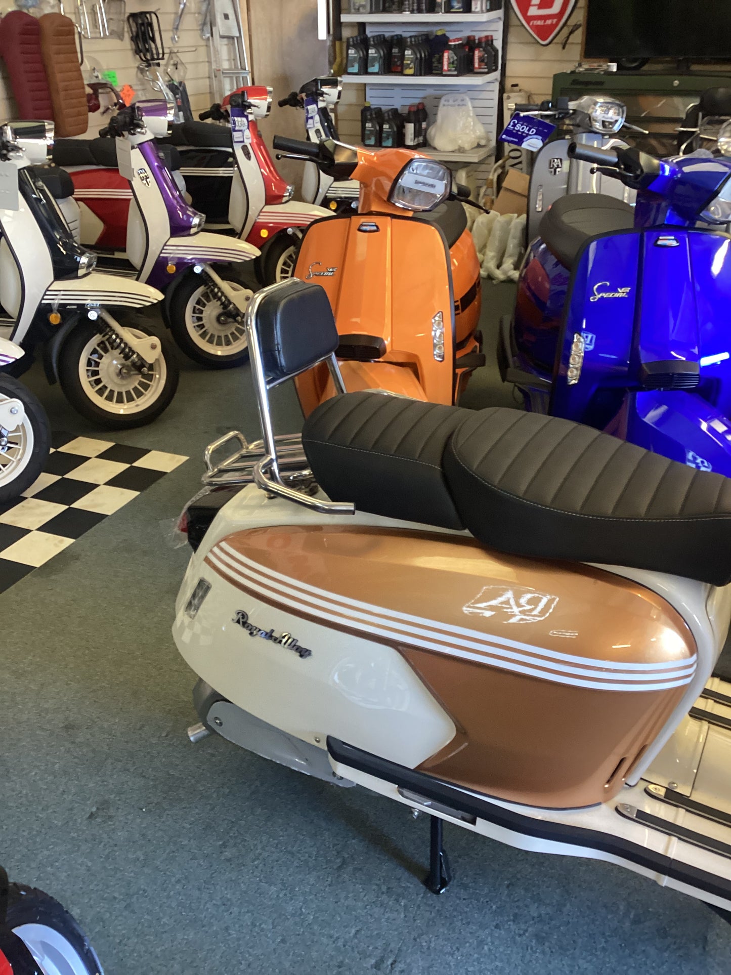 Royal Alloy Backrest Grab Rail in Stainless.
