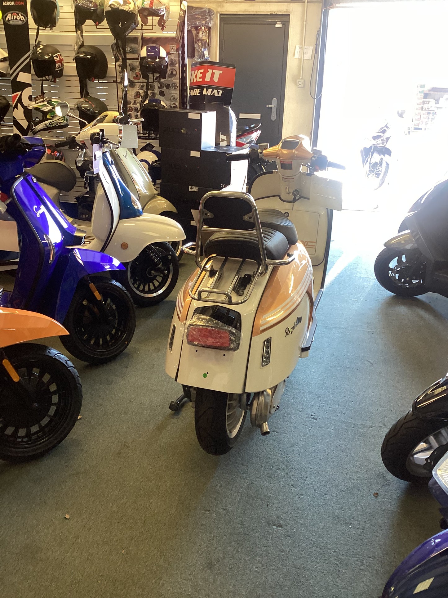 Royal Alloy Backrest Grab Rail in Stainless.