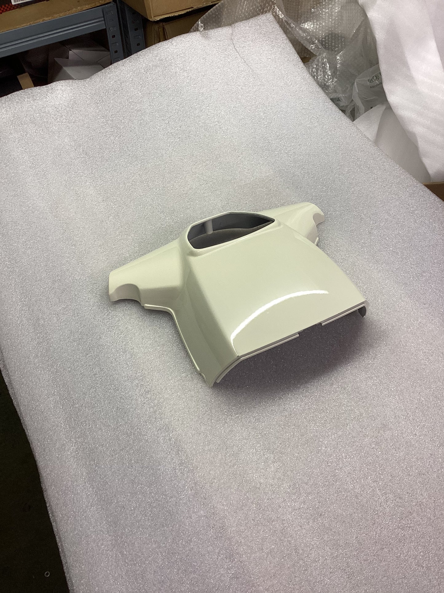 Royal Alloy Late GT / GP Speedo Cover / Headset Top - Ivory White
