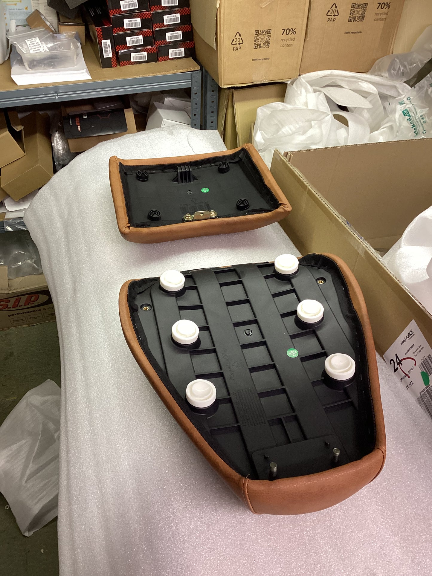 Royal Alloy King & Queen Seat - Brown