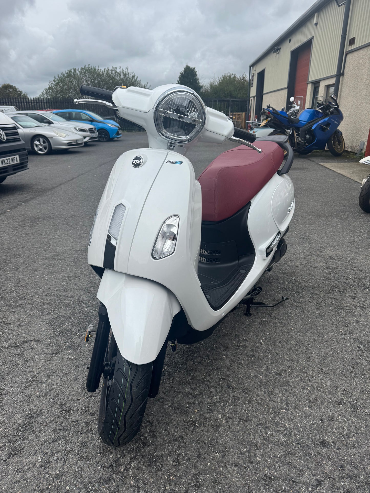 SYM Fiddle 50 White
