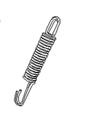 Royal Alloy Side Stand Double Spring. Fits All Air Cooled Royal Alloy Models