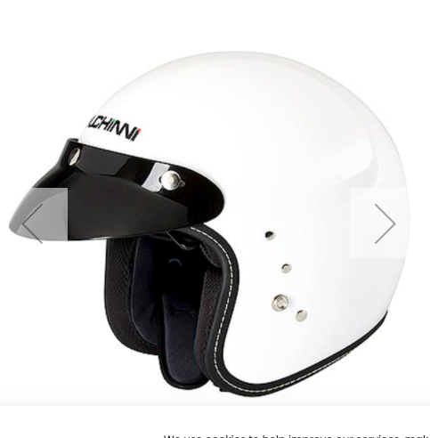 Helmet Duchinni Open Face White D501 L