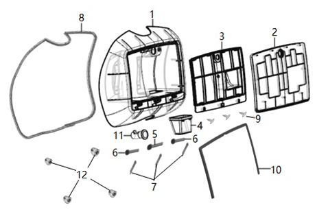Royal Alloy GP,TG,GT Glovebox / Toolbox Rubber