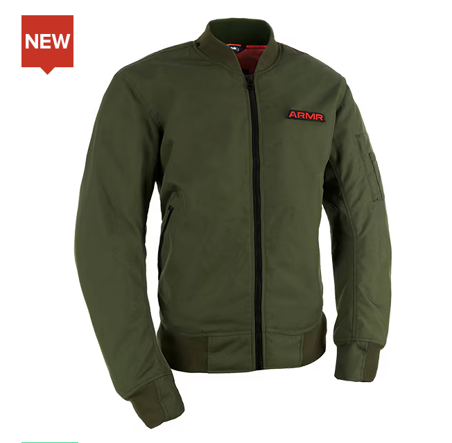 Oxford ARMR Bomber Jacket Khaki Small
