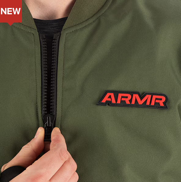 Oxford ARMR Bomber Jacket Khaki Small