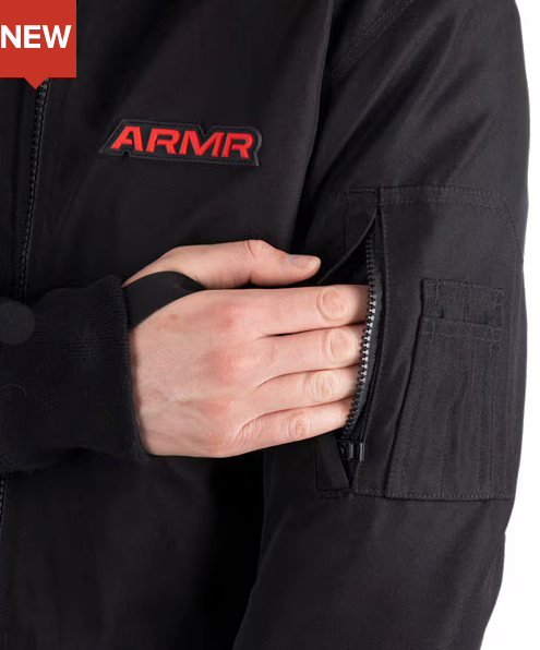 Oxford ARMR Bomber Jacket Black Medium
