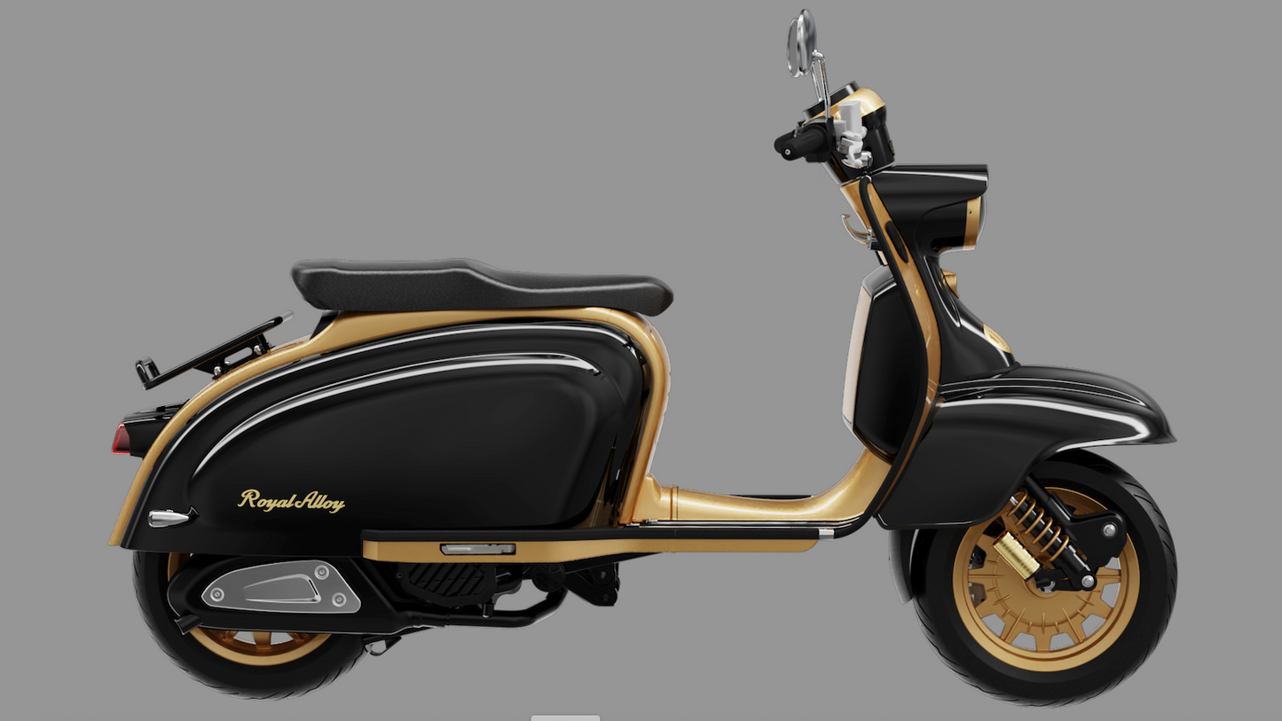 Royal Alloy JP350 - Black and Gold