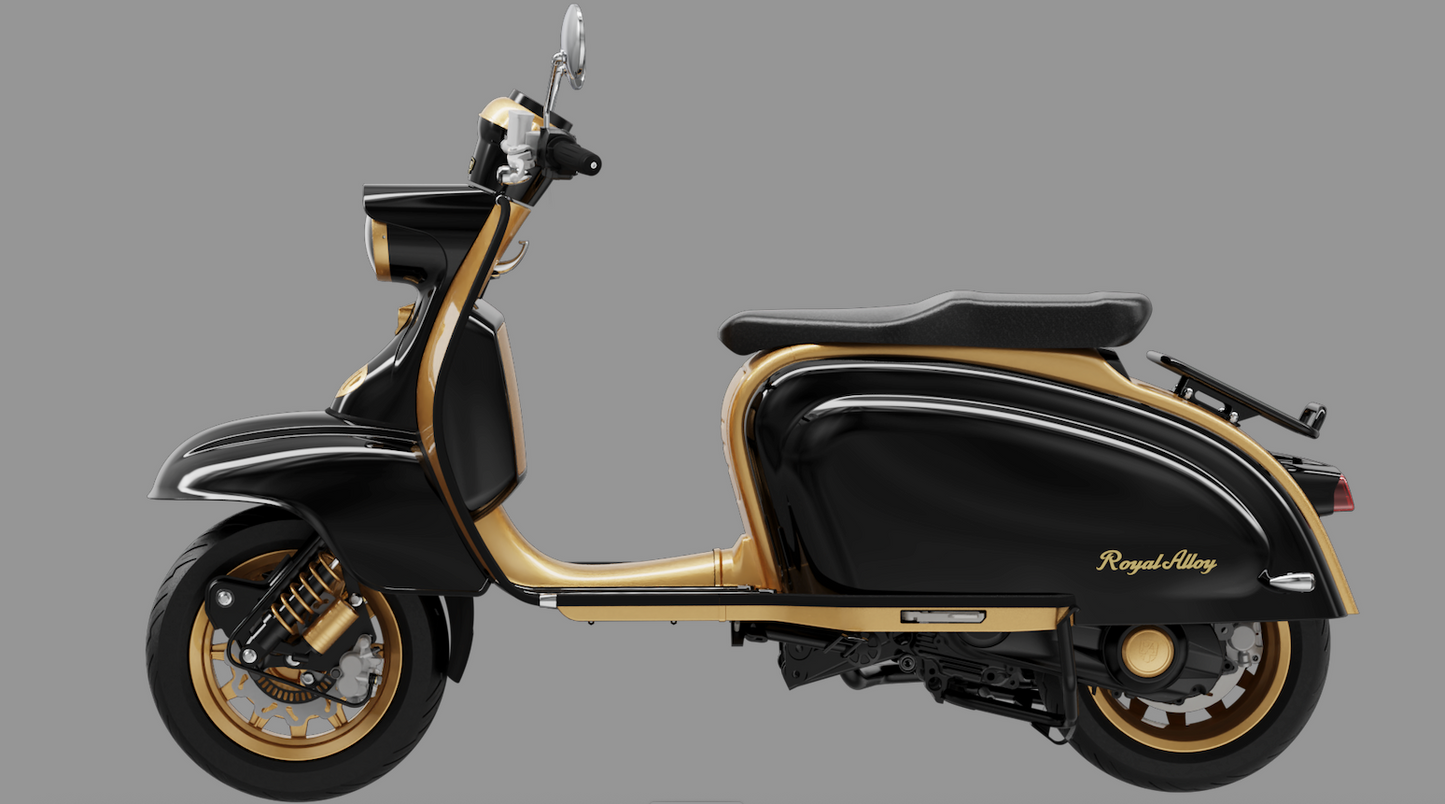 Royal Alloy JP350 - Black and Gold