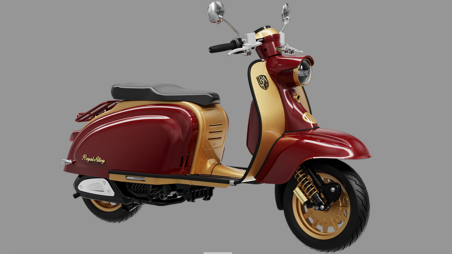 Royal Alloy JP350 - Red / Gold