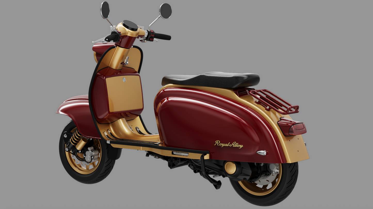 Royal Alloy JP350 - Red / Gold