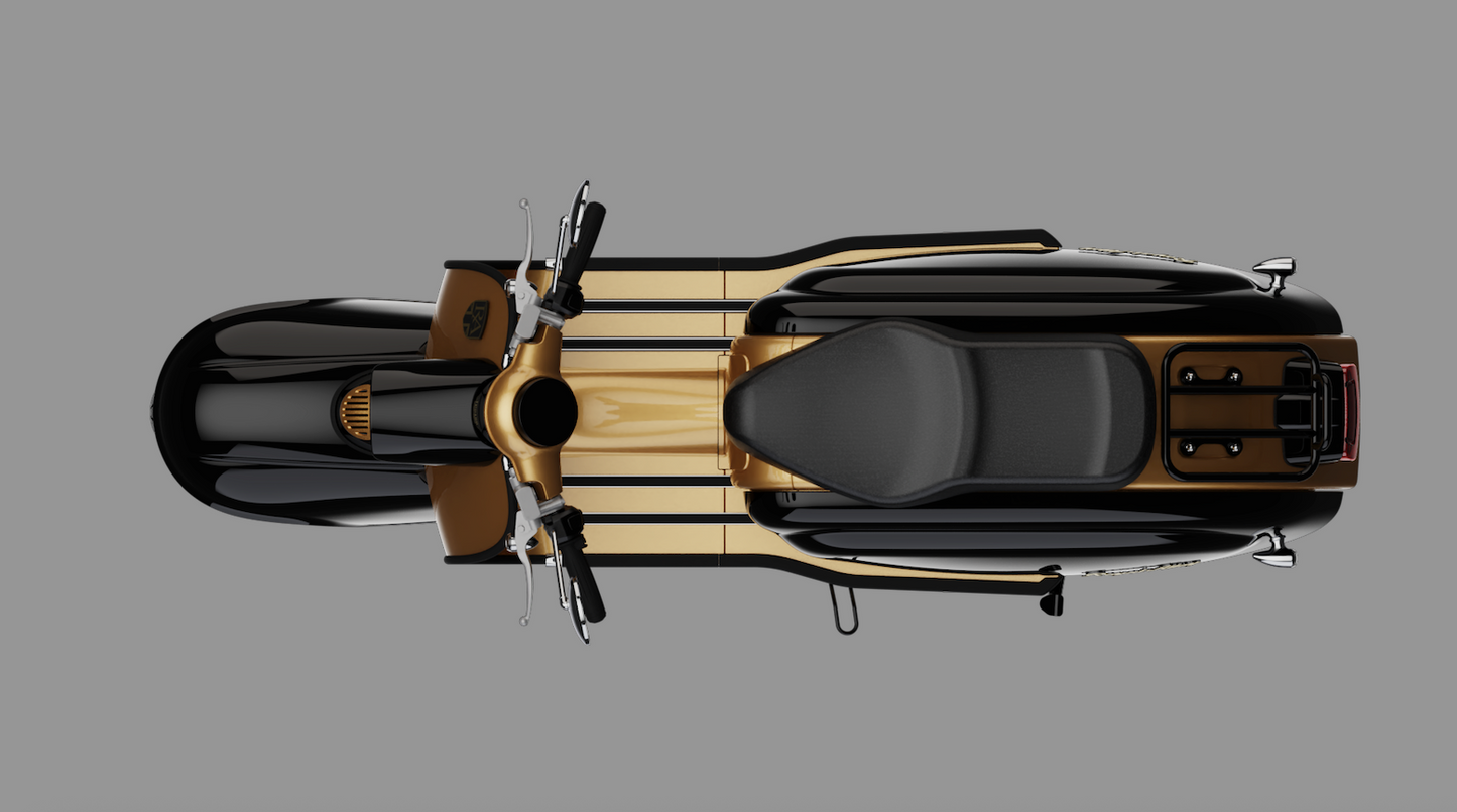 Royal Alloy JP350 - Black and Gold