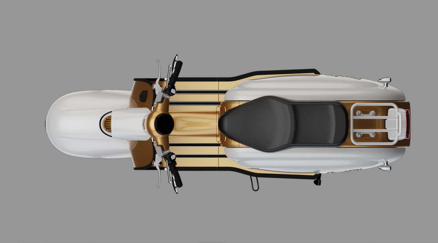 Royal Alloy JP350 - Ivory and Gold