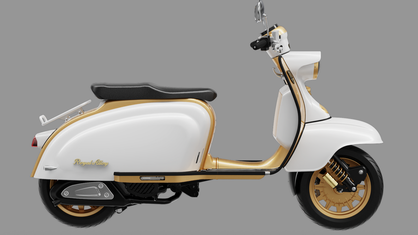 Royal Alloy JP350 - Ivory and Gold