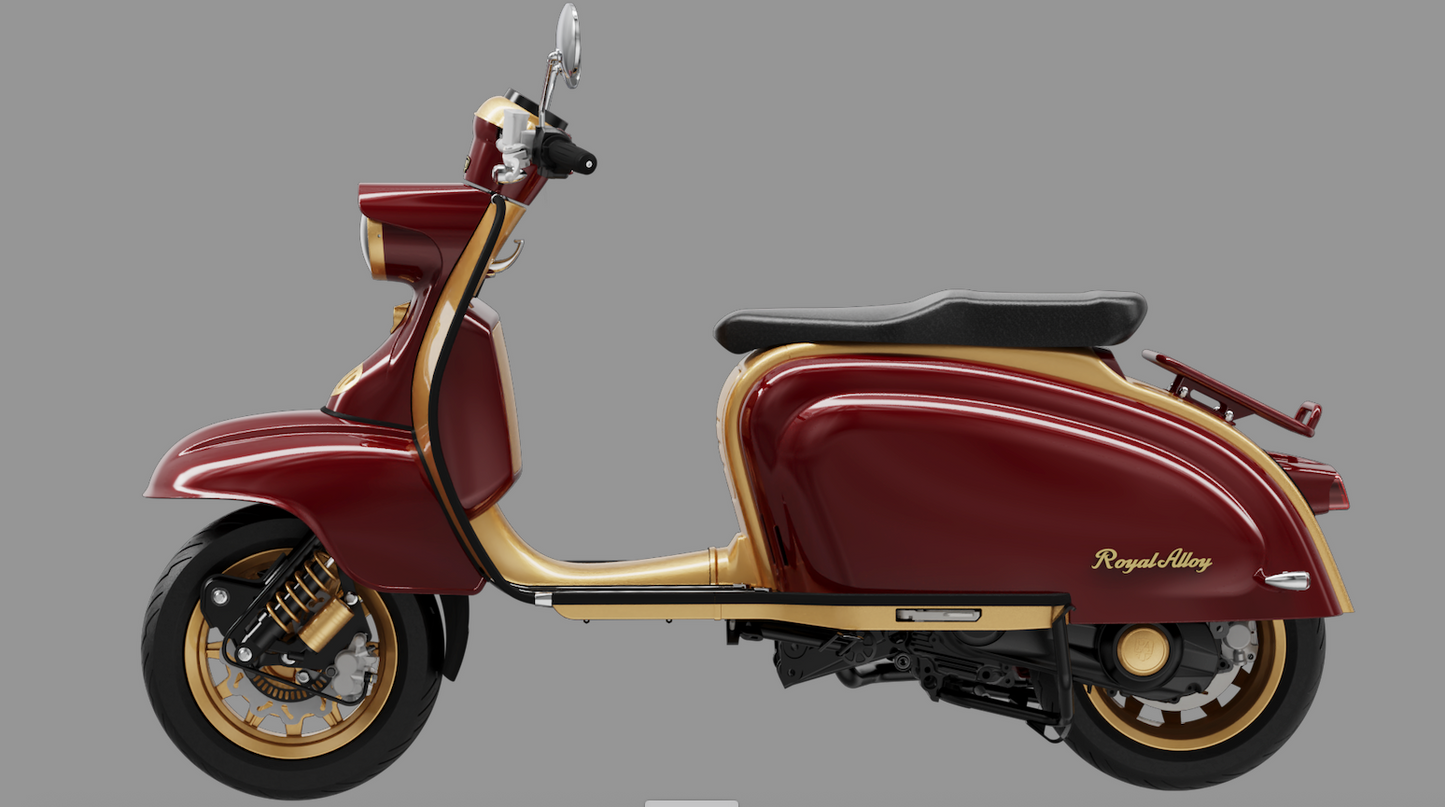 Royal Alloy JP350 - Red / Gold