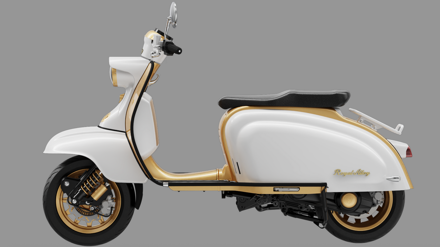 Royal Alloy JP350 - Ivory and Gold