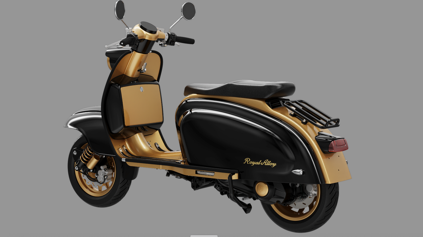 Royal Alloy JP350 - Black and Gold