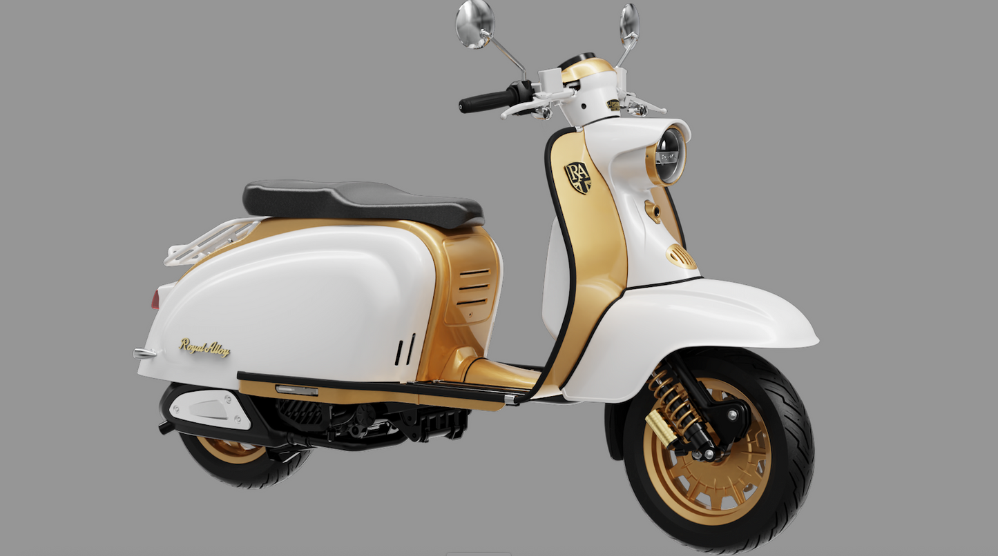 Royal Alloy JP350 - Ivory and Gold