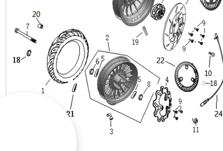 Royal Alloy front Disc Bolts - Fits All models