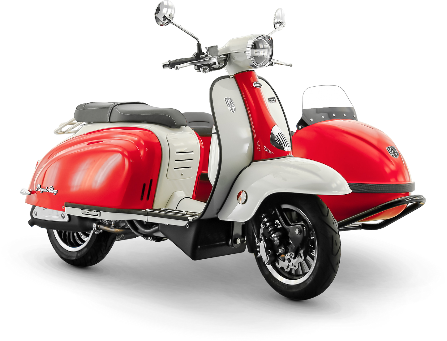 TG 350 Sidecar - Flame Red / Ivory