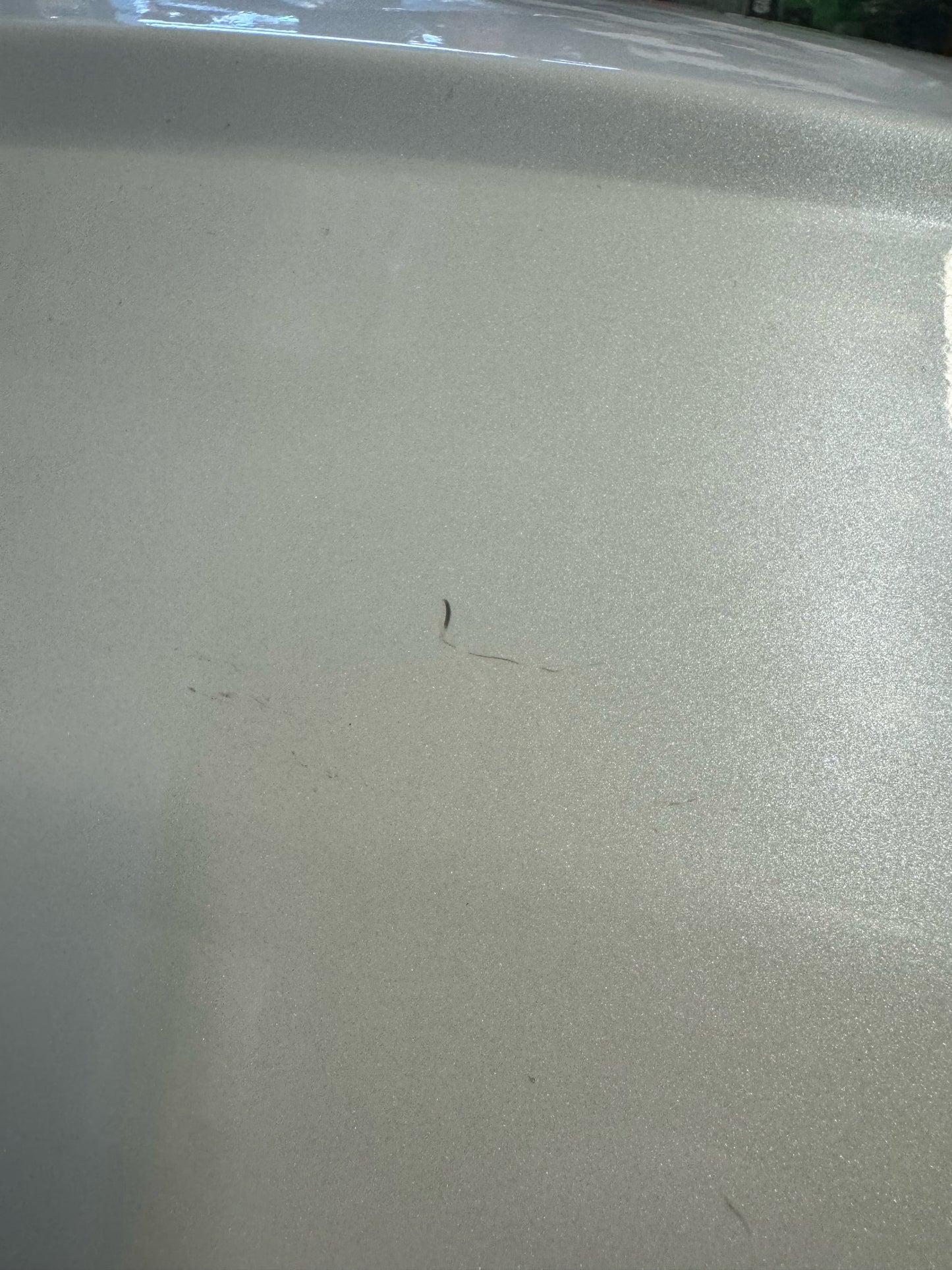 Royal Alloy GP Sige Panel LHS Pearl White Slight damage HALF PRICE PLEASE CALL US