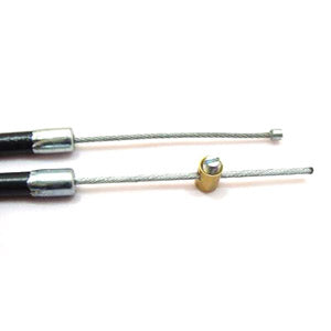 Lambretta Racetour Long throttle cable BLACK Nylon Lined