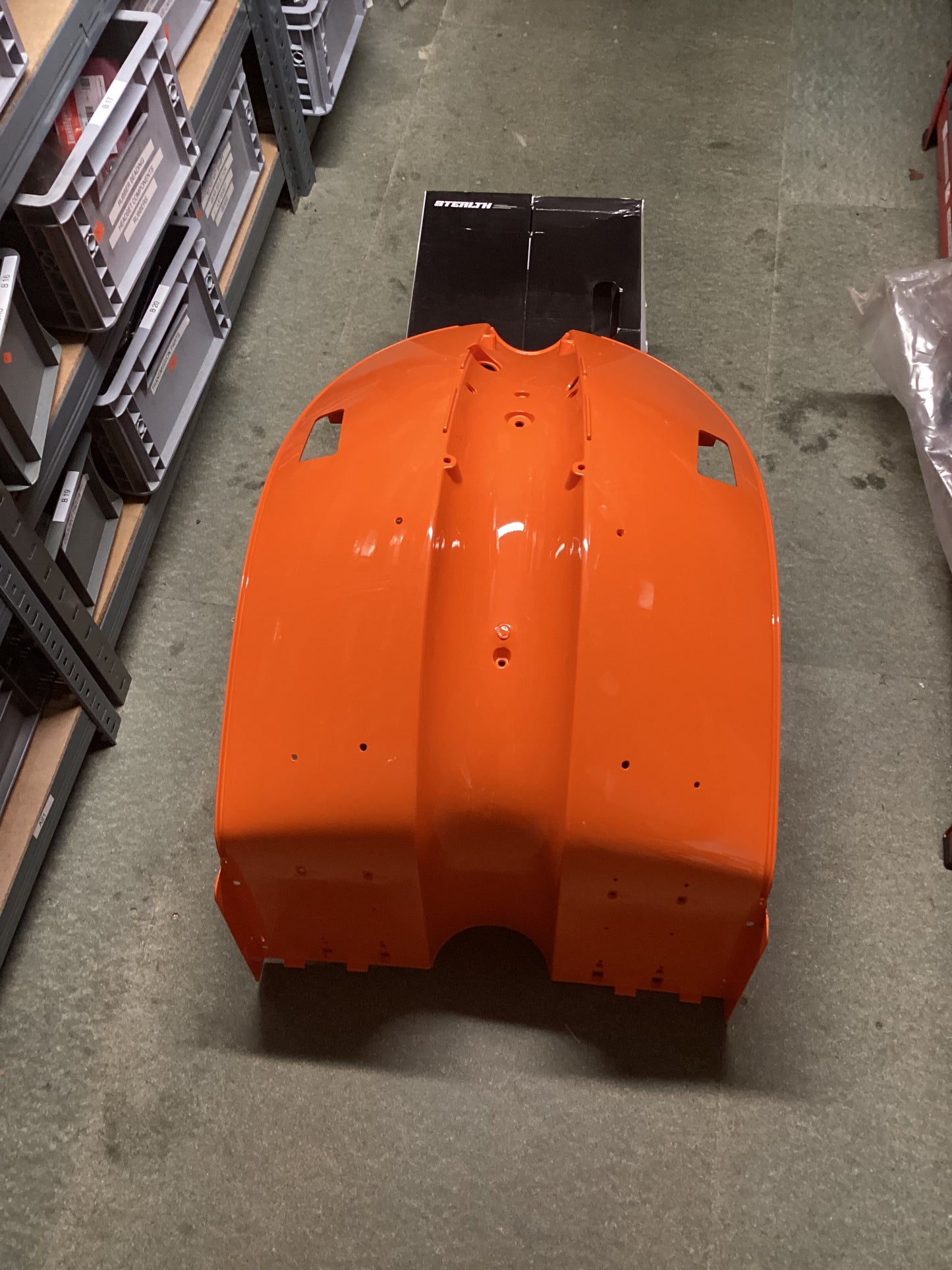 Royal Alloy GT Orange Legshield