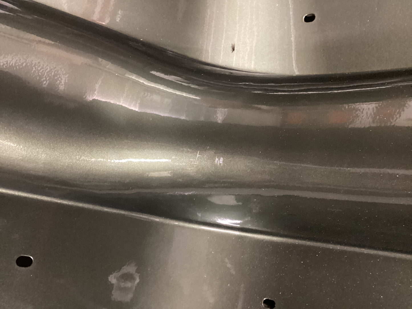 Royal Alloy GP Front Legshield Sherwood Green With Slight Paint Scratches
