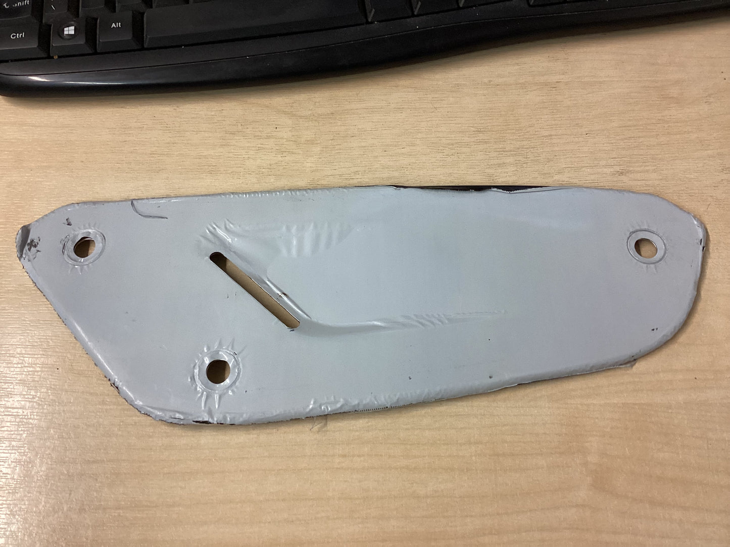 Royal Alloy Liquid Cooled Exhaust Cover Heat Shield In Stainless Steel