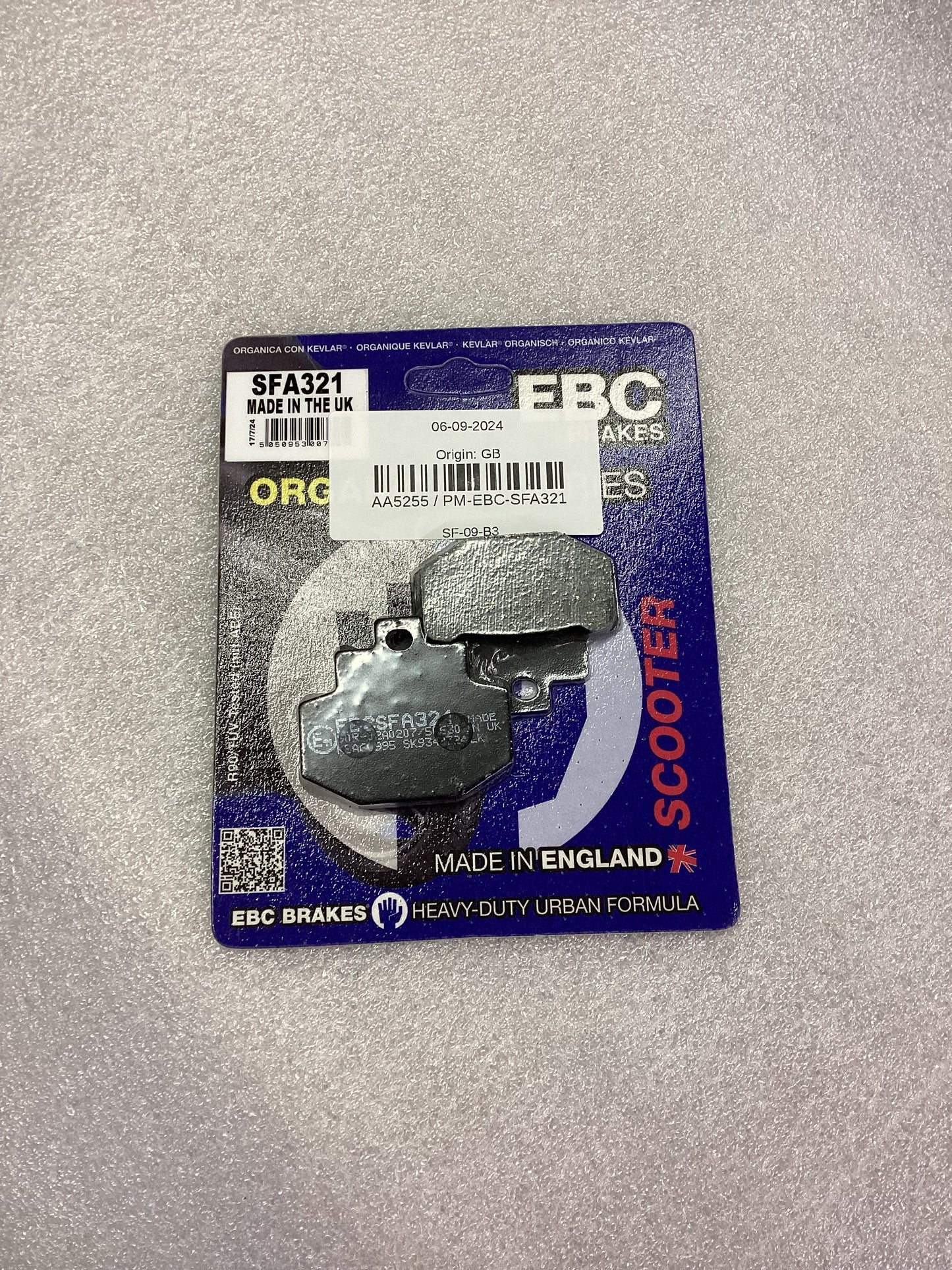 Royal Alloy Rear Brake Pads EBC - Fit All Models Except Very Early GT