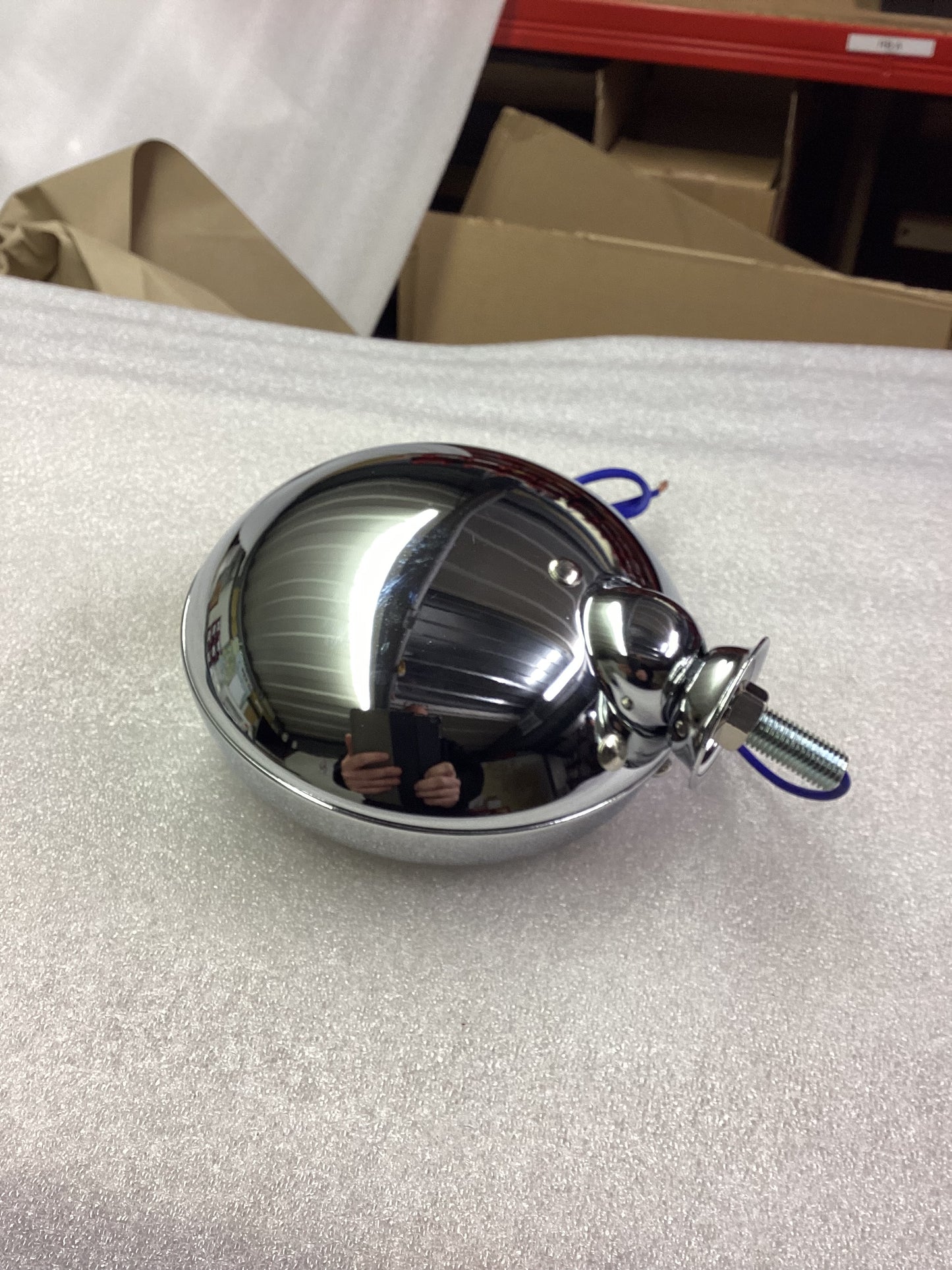 Chrome Spot Light 4 1/2' Flat Back