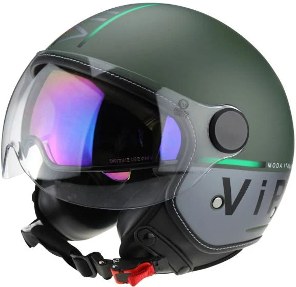 RSV19 Forza Green Matt Medium Helmet