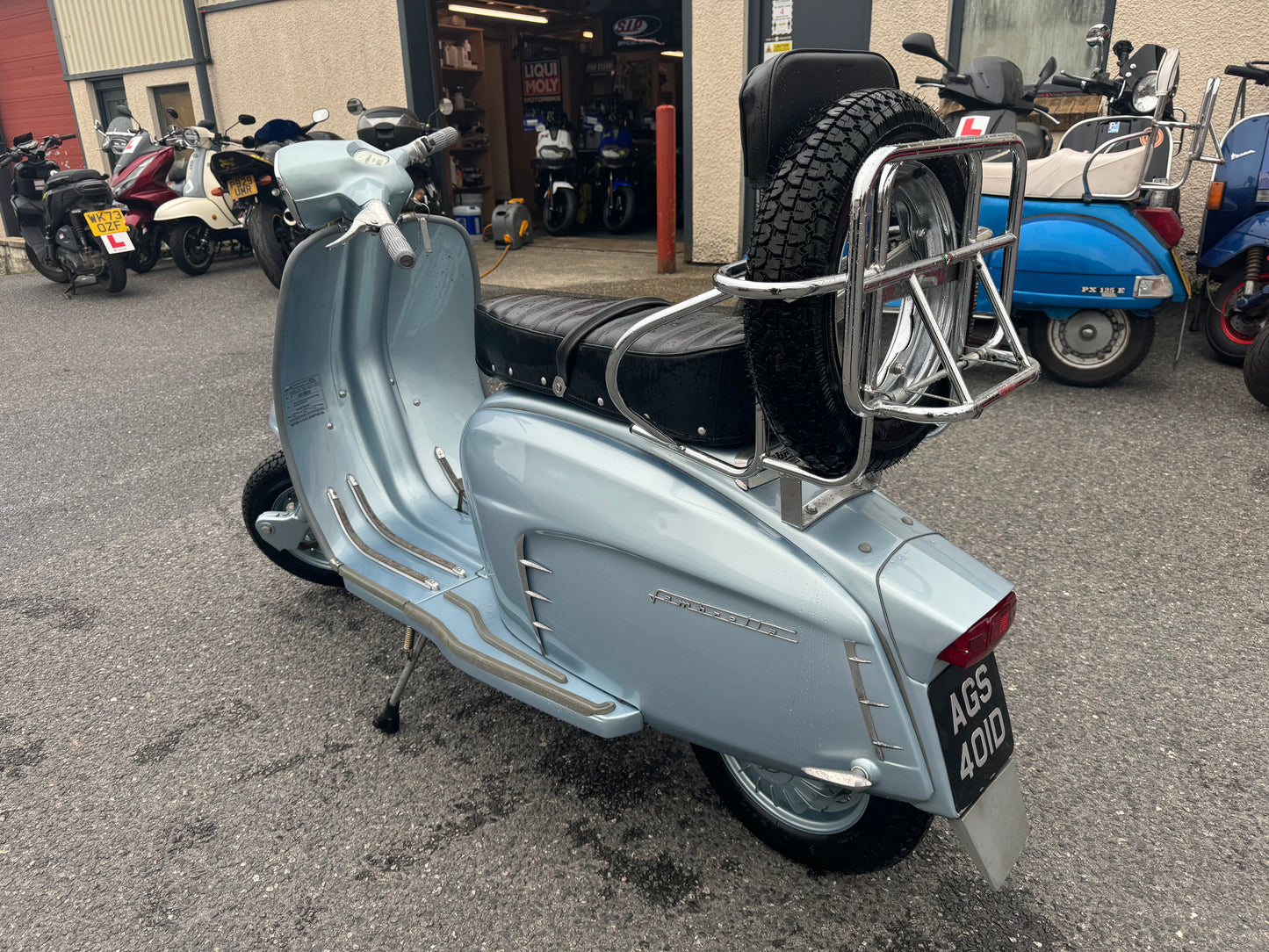 Lambretta 125 Special in Metallic Blue 1966