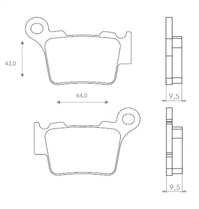 Brake Pads BRENTA Husky/KTM