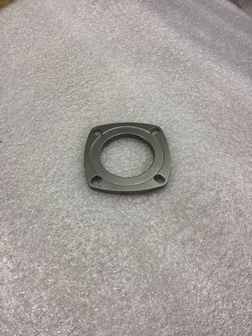 Lambretta Rear Hub Bearing Plate, 0.3mm/flat recess, stainless steel, MB